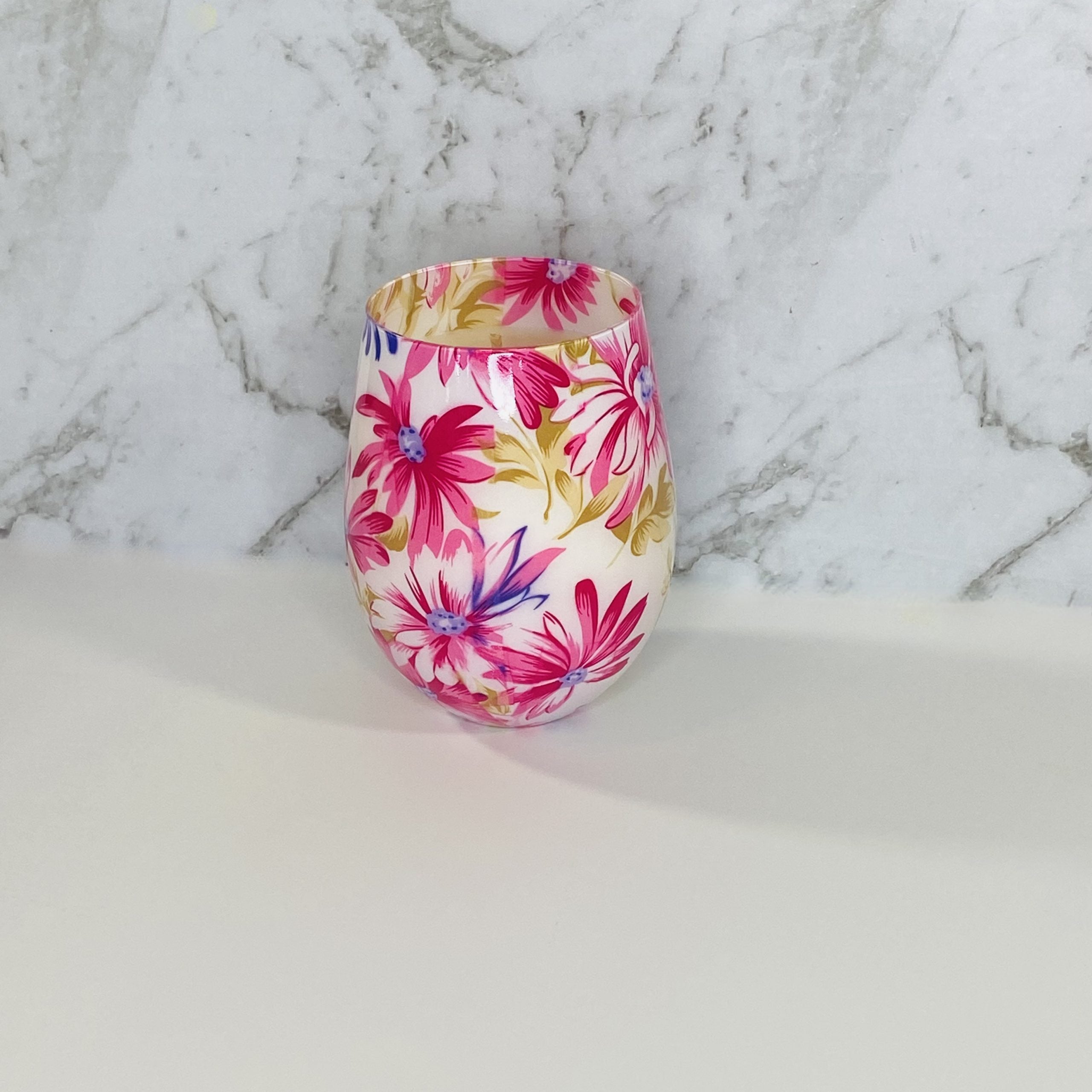 Holly Candle Daisies