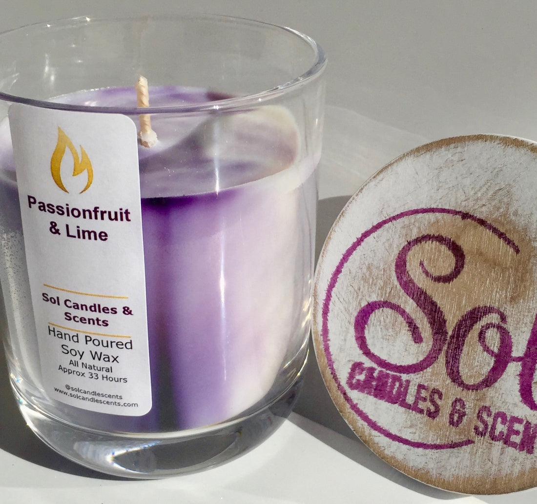 Passionfruit &amp; Lime Candle