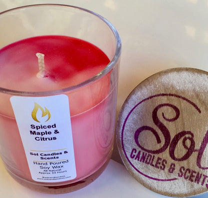 Spiced Maple &amp; Citrus Candle