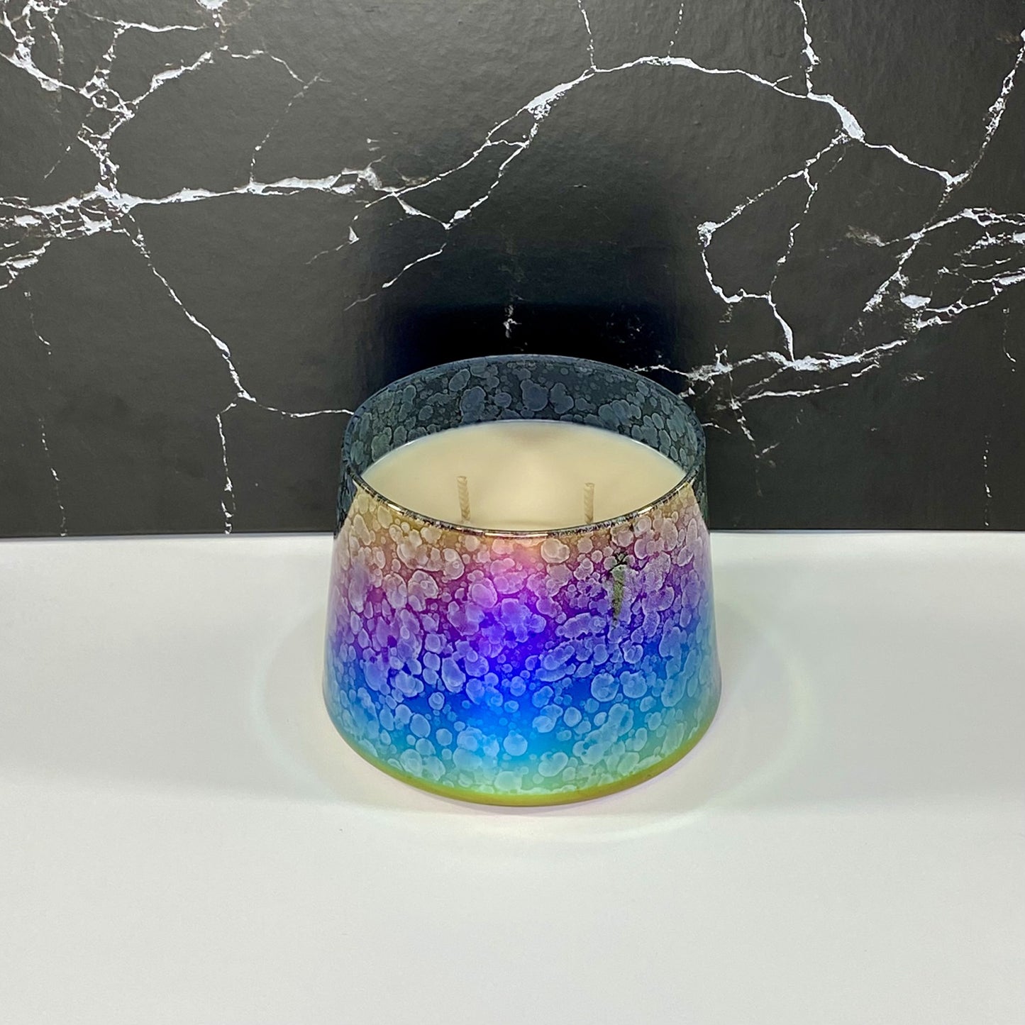 Lux Tapered Candle Black Rainbow