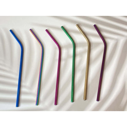 Metal Bent Straw_Sol Candles &amp; Scents