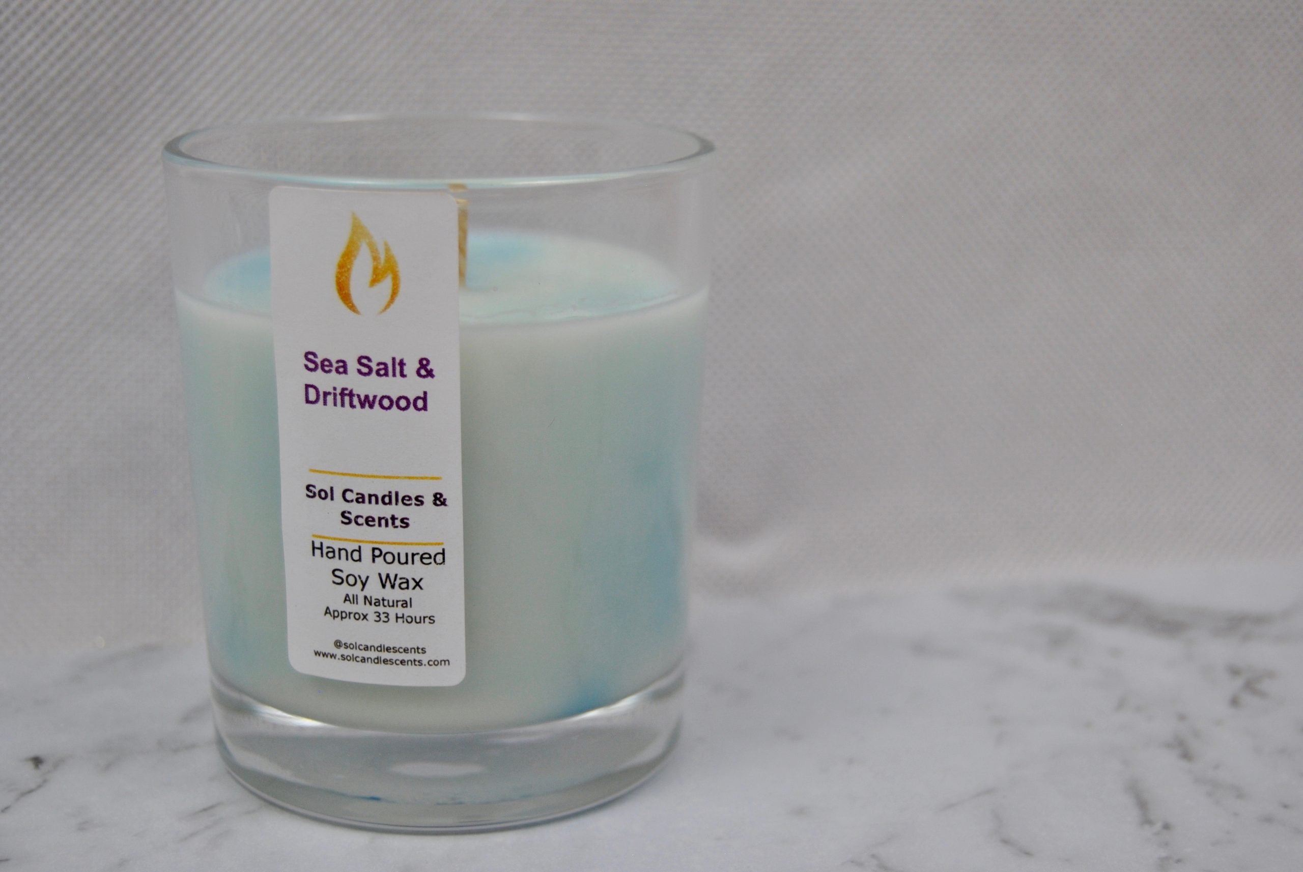 Sea Salt &amp; Driftwood For Him/Her Candle
