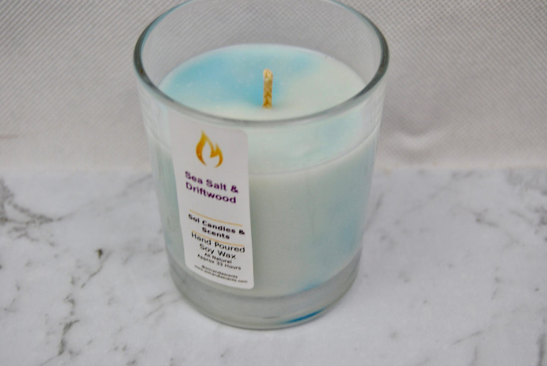Sea Salt & Driftwood For Him/Her Candle