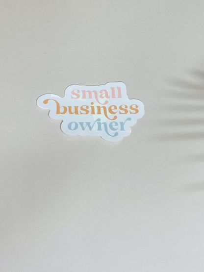 Small Business Owner Sun Catcher