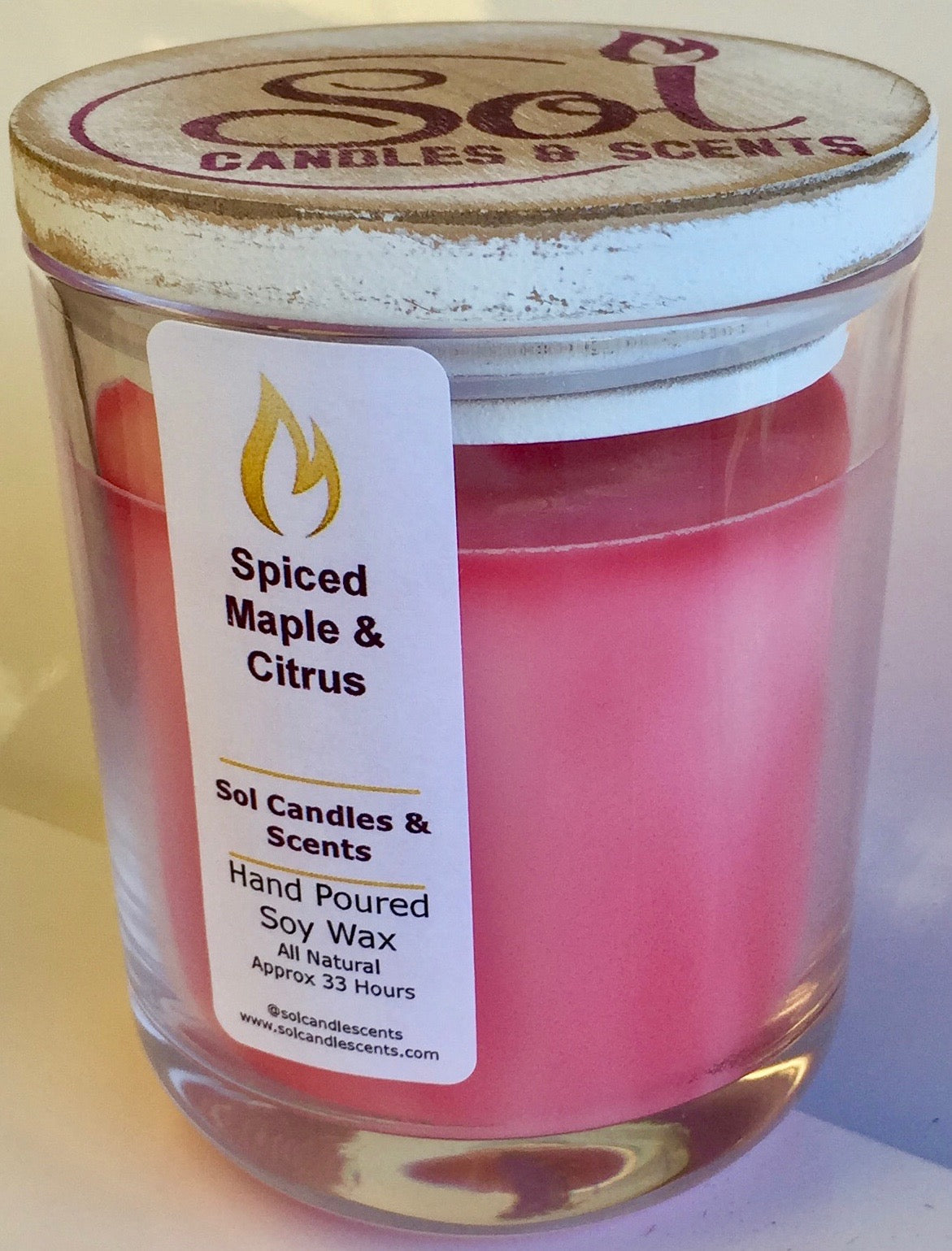 Spiced Maple &amp; Citrus Candle