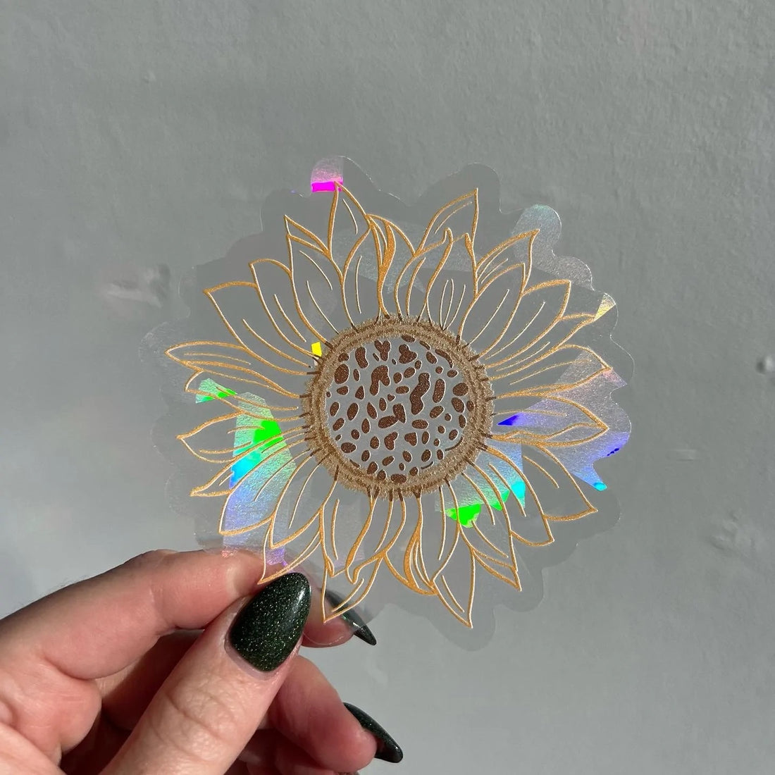 Sunflower Vinyl Suncatcher Decals
